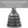 Dream Apparel Motorcycle Bell Guardian Angel Drive Away Gremlin, Biker Bell for Men Women Rider Riding with Hanger, Good Luck Gift Accessories view 3