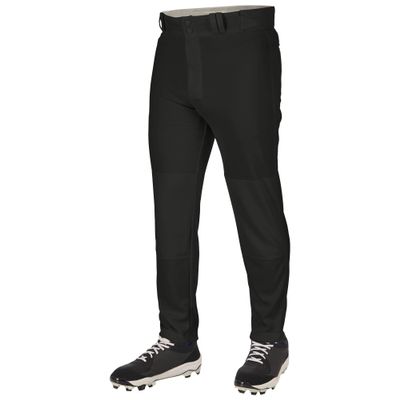 Champro Triple Crown 2.0 Tapered Bottom Baseball Pants, Youth Medium, Black