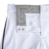 Champro Triple Crown 2.0 Tapered Bottom Baseball Pants with Braid, Youth Large, White, Navy view 3
