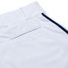Champro Triple Crown 2.0 Tapered Bottom Baseball Pants with Braid, Youth Large, White, Navy view 4