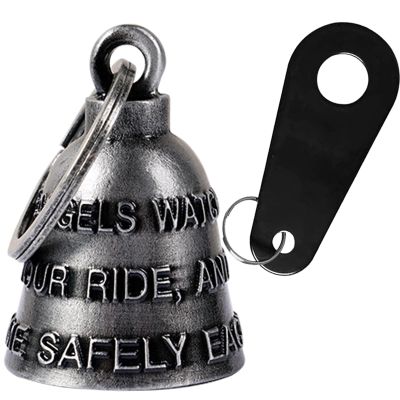 Dream Apparel Motorcycle Bell Guardian Angel Drive Away Gremlin, Biker Bell for Men Women Rider Riding with Hanger, Good Luck Gift Accessories