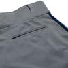 Champro Triple Crown 2.0 Open Bottom Baseball Pants with Braid, Youth Medium, Graphite, Navy view 4