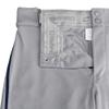 Champro Triple Crown 2.0 Tapered Bottom Baseball Pants with Braid, Youth Medium, Grey, Navy view 3