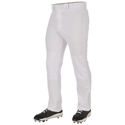 Champro Triple Crown 2.0 Open Bottom Baseball Pants, Youth X-Small, White