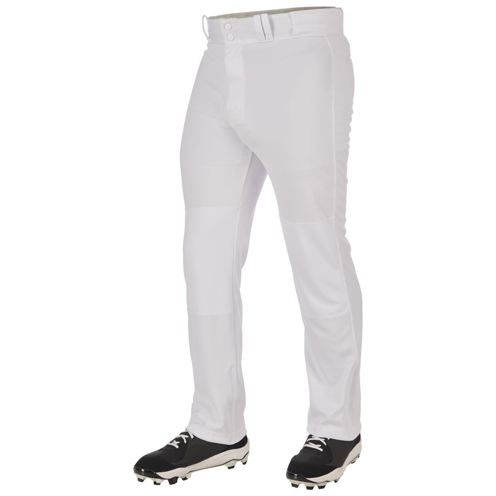 Champro Triple Crown 2.0 Open Bottom Baseball Pants, Youth X-Small, White