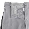Champro Triple Crown 2.0 Open Bottom Baseball Pants with Braid, Youth Medium, Grey, Black view 3