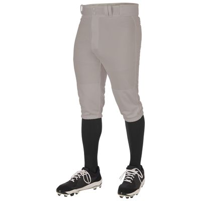 Champro Triple Crown 2.0 Baseball Knickers, Youth Small, Grey