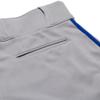 Champro Triple Crown 2.0 Open Bottom Baseball Pants with Braid, Youth X-Small, Grey, Royal view 4