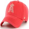 47 MLB Perfect Game Clean Up Adjustable Hat Cap, Adult One Size - Los Angeles Angels Red view 1