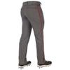 Champro Triple Crown 2.0 Open Bottom Baseball Pants with Braid, Youth Large, Graphite, Scarlet view 2