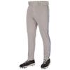 Champro Triple Crown 2.0 Tapered Bottom Baseball Pants with Braid, Youth X-Small, Grey, Royal view 1
