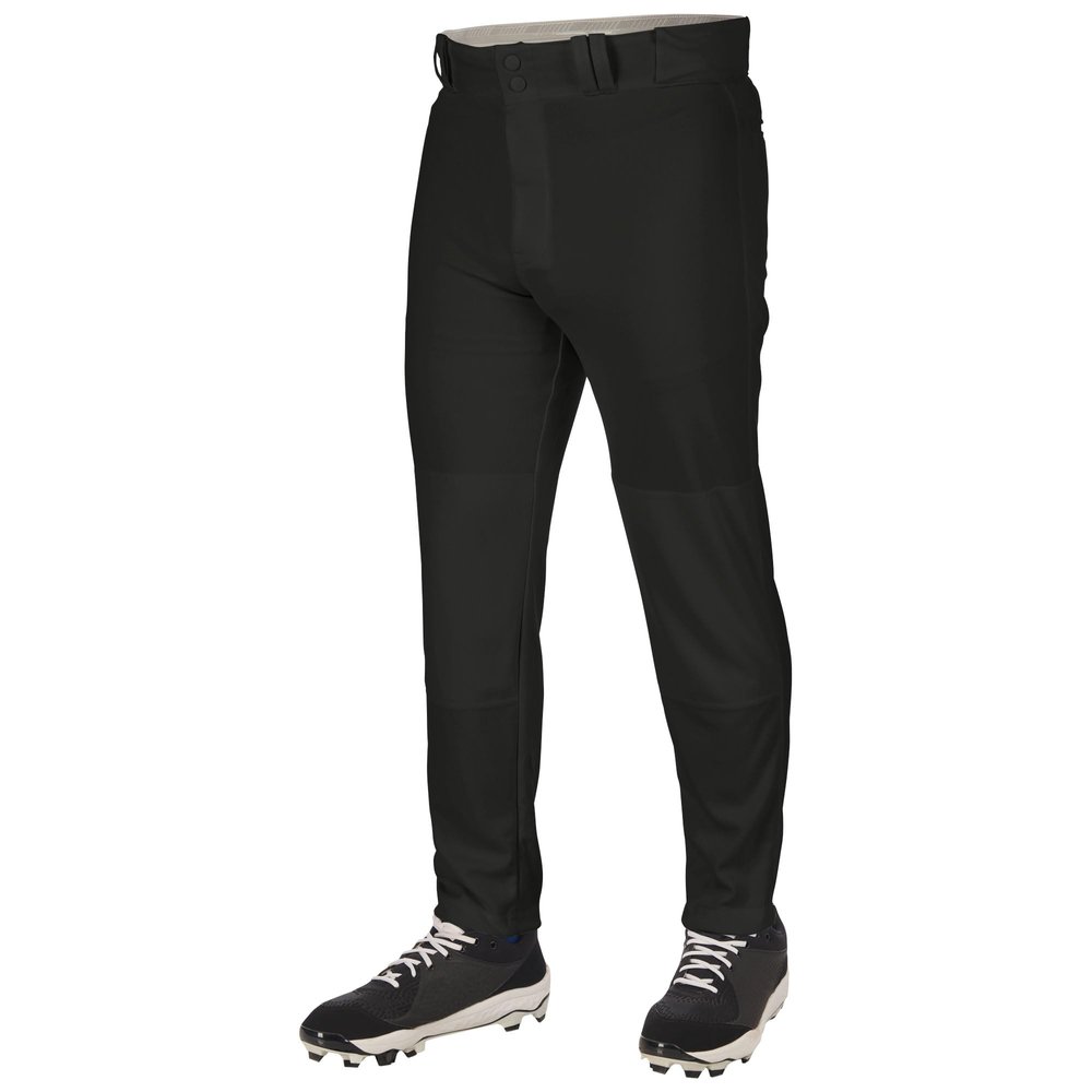 Champro Triple Crown 2.0 Tapered Bottom Baseball Pants, Youth Small, Black