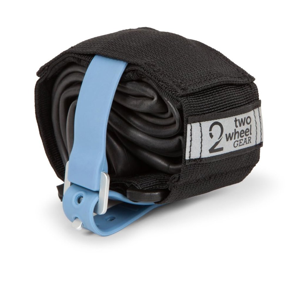 Two Wheel Gear Tack Strap Tool Wrap - Attaches to Bike Frame, Saddle, Handlebars and Rack