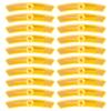 Outanaya Professional Bike Reflectors with Screw Design 20 Pcs Replaceable Reflective Discs for Cycling Safety Portable Wheel Reflectors Warning Reflective Signs view 1