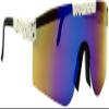 Calabria 7751RV Shield Cycling Sunglasses White Black Purple Red Mirror Men Women Sports Wrap Around Shades UV400 view 3