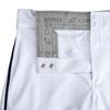 Champro Triple Crown 2.0 Tapered Bottom Baseball Pants with Braid, Youth Small, White, Navy view 3