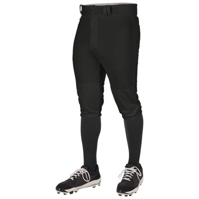 CHAMPRO Triple Crown 2.0 Baseball Knickers, Youth Small, Black