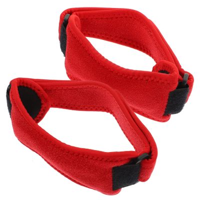 Outanaya 2pcs Adjustable Patella Knee Strap Brace Durable Compression Support for Sports Running Injury Recovery and Knee Stabilization Breathable Design for Men and Women