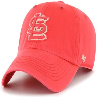 47 MLB Perfect Game Clean Up Adjustable Hat Cap, Adult One Size - st Louis Cardinals Red