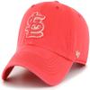 47 MLB Perfect Game Clean Up Adjustable Hat Cap, Adult One Size - st Louis Cardinals Red view 1