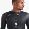 2XU Men's Propel Openwater Wetsuit (Black/Green, ST, 2XU) view 3