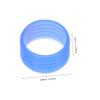 Gogogmee 6pcs Silicone Racket Overgrip Protector Slip Sweatband for Tennis Badminton and Squash Moisture Absorbing Hand Grip Bands Mix view 2