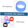 Gogogmee 6pcs Silicone Racket Overgrip Protector Slip Sweatband for Tennis Badminton and Squash Moisture Absorbing Hand Grip Bands Mix view 3