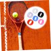 Gogogmee 6pcs Silicone Racket Overgrip Protector Slip Sweatband for Tennis Badminton and Squash Moisture Absorbing Hand Grip Bands Mix view 4
