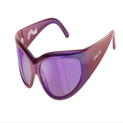 ARNETTE Catfish AN4302 29084V 62MM Iridescent Blue/Violet/Grey Mirror Violet Sunglasses for Men +Bundle with Accessory Eyewear Kit