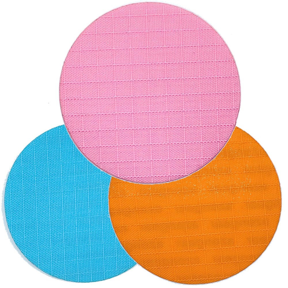 Repair Patches for Down Jackets, Tents, Puffer Clothing: Pink, Turquoise, Orange Kits