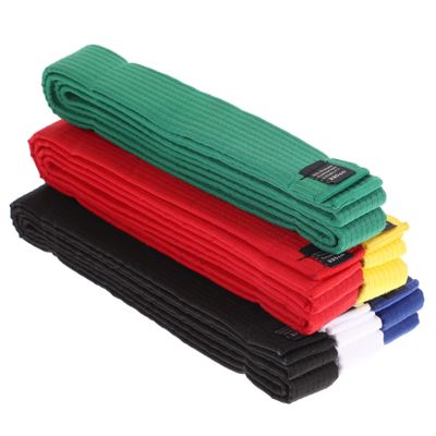 KOMBIUDA 6pcs Karate Belts Cotton Taekwondo Belts Martial Arts Boys and Girls Black for Men Easy Clean
