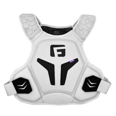 G-Form GFX800 Lacrosse Shoulder Liner - Comfortable & Flexible Shoulder, Back & Chest Guards - Lacrosse Shoulder Liner Pads for Protection - Lightweight Shoulder Liner Guard - White, Adult Large