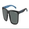 ARNETTE Stripe AN4251 256281 58MM Matte Black/Polarized Dark Grey Square Sunglasses for Men +Bundle with Accessory Eyewear Kit view 1