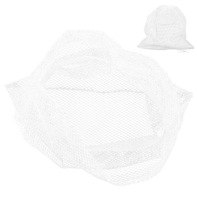 BIUDECO 2pcs Water Pump Filter Bag Clogging Mesh Bag for Household Pump Protection White Easy to Clean