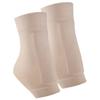 Gogogmee 1pair Ice Skate Ankle Protectors Gel Cushioned Ankle Sleeves for Sports Skiing Running More Foot Support for Ice Skates Work Boots Skin Tone view 1