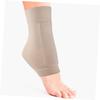 Gogogmee 1pair Ice Skate Ankle Protectors Gel Cushioned Ankle Sleeves for Sports Skiing Running More Foot Support for Ice Skates Work Boots Skin Tone view 3