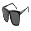 ARNETTE Shyguy AN4283 41/87 56MM Black/Dark Grey Square Sunglasses for Men +BUNDLE with ACCESSORY EYEWEAR KIT view 1