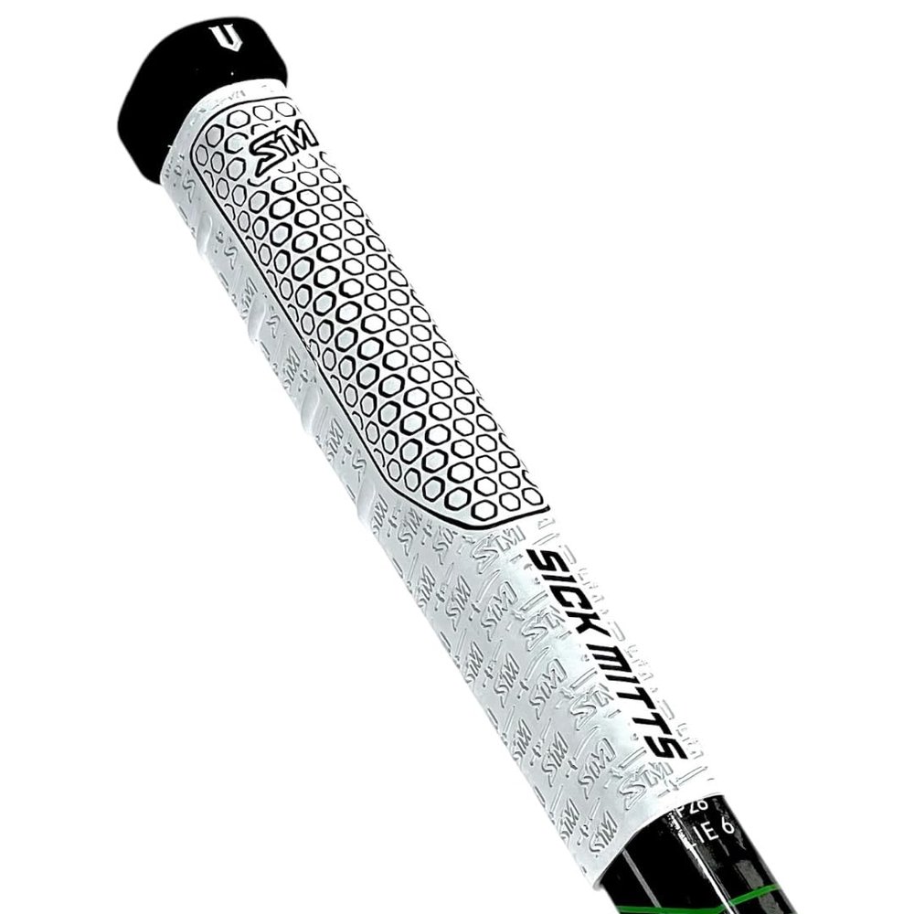 SickMitts V Grip White Base Hockey Grip (Black)
