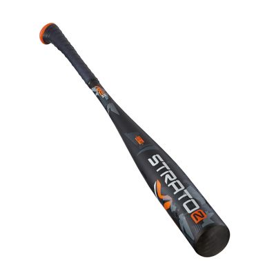 Axe | Strato 2 | BBCOR Baseball Bat | Drop -3 | 1-Piece Alloy | 2 5/8" Barrel | Grey/Orange (Standard Axe Handle, 33" / 30 oz)