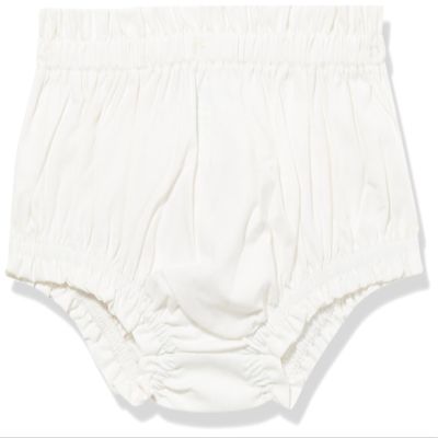 Mud Pie Baby Diaper Covers, White, 3-6M
