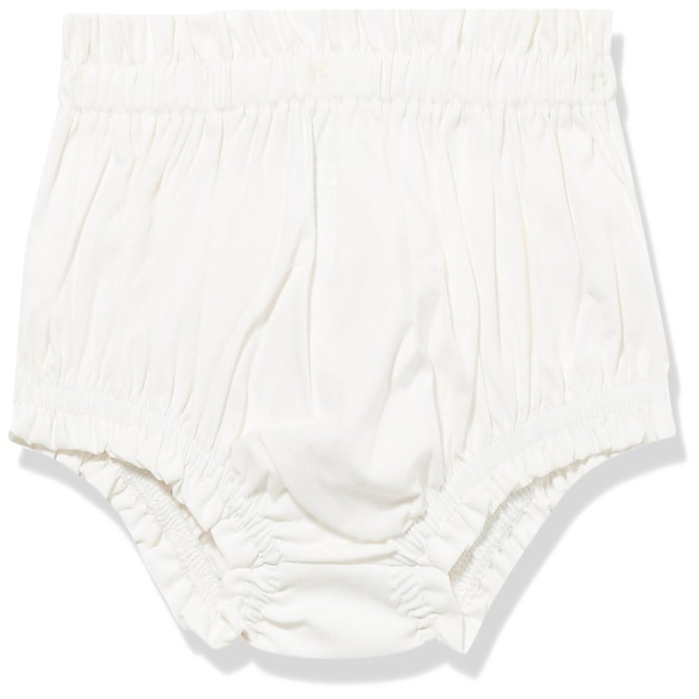 Mud Pie Baby Diaper Covers, White, 3-6M