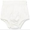 Mud Pie Baby Diaper Covers, White, 3-6M view 1