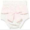 Mud Pie Baby Diaper Covers, White, 3-6M view 3