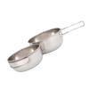 BCOATH 3Pcs Camping Tableware Folding Stainless Steel Bowls with Mesh for Outdoor Activities Hiking Backpacking Picnic and Travel view 1