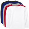 The Children's Place,Boys,Basic Long Sleeve Tee,Black/Blue/Red/White 4-Pack,X-Small view 1