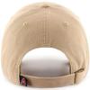 47 Brand MLB Khaki Primary Logo Clean Up Adjustable Strap Baseball Dad Hat Cap, Adult One Size Fits All - Arizona Diamondbacks - Khaki view 2