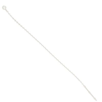 212 Main 11 in. Nylon Natural Beaded Releasable Security Tie