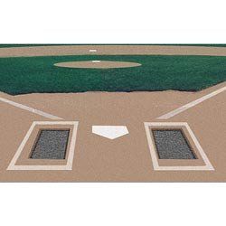 212 Main Rubber Batters Box Foundation-PR Baseball-Softball Field Equipment