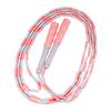 Anneome Bamboo Jump Rope Beaded Skipping Rope Weighted Jute Adjustable Exercise Fat Burning view 1
