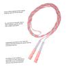 Anneome Bamboo Jump Rope Beaded Skipping Rope Weighted Jute Adjustable Exercise Fat Burning view 3